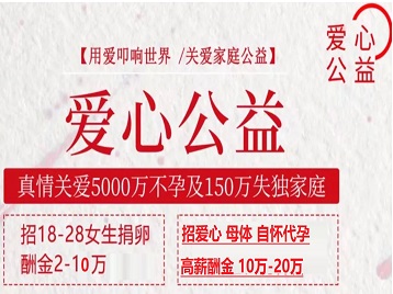 福田捐卵助孕生子 爱心志愿者招募